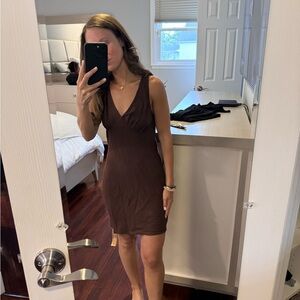Brand NEW WITH TAGS! brown reformation dress